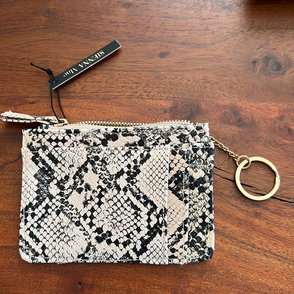 Sienna Mae faux, snakeskin, wallet.